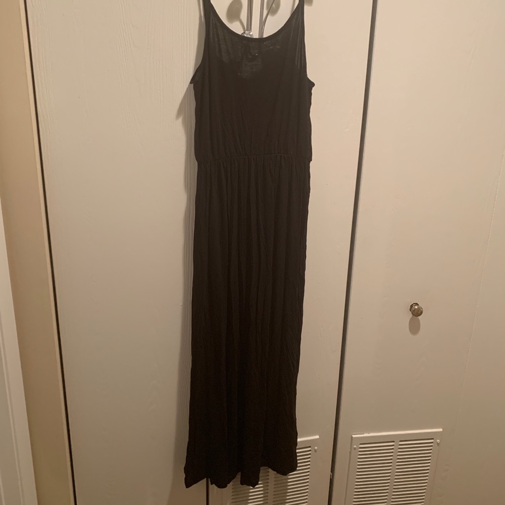 Black maxi dress HM